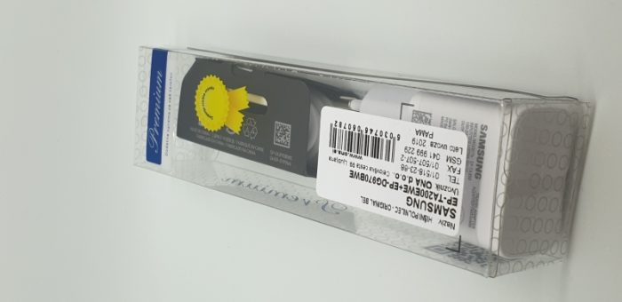 SAMSUNG HIŠNI POLNILEC EP-TA200 15W z USB Type C EP-DG970 - bel