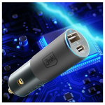 3MK avtopolnilec Hyper dual charger adapter USB A in Type C PD 100W 3