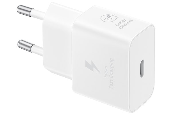 SAMSUNG HIŠNI POLNILEC 220V adapter EP-T2510NWE USB-C QC 25W - bel (Eu Blister)