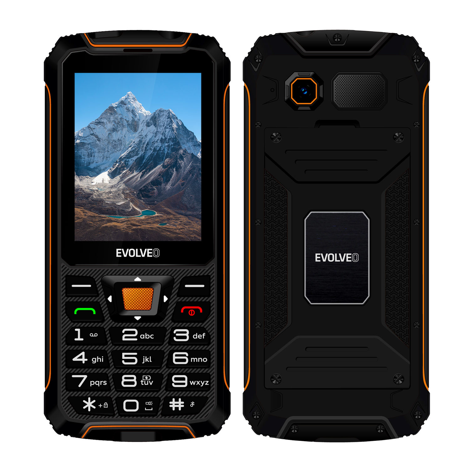 EVOLVEO StrongPhone SGP-Z6 - črno oranžen