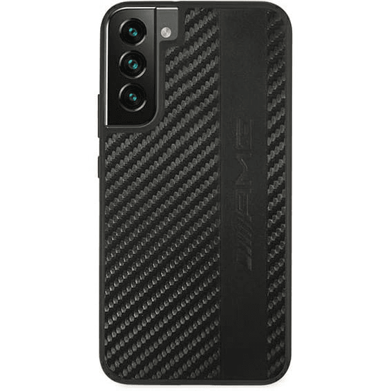 AMG AMHCS22MBLSCA ovitek za Samsung Galaxy S22 Plus 5G - črn Carbon