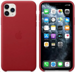 Apple Leather Case MX0F2ZM/A za iPhone 11 Pro Max - original rdeč