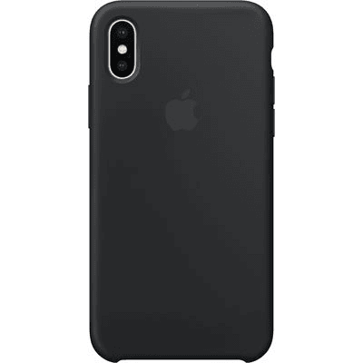 Apple original ovitek Silicon case MQT12FE/A za iPhone X - črn