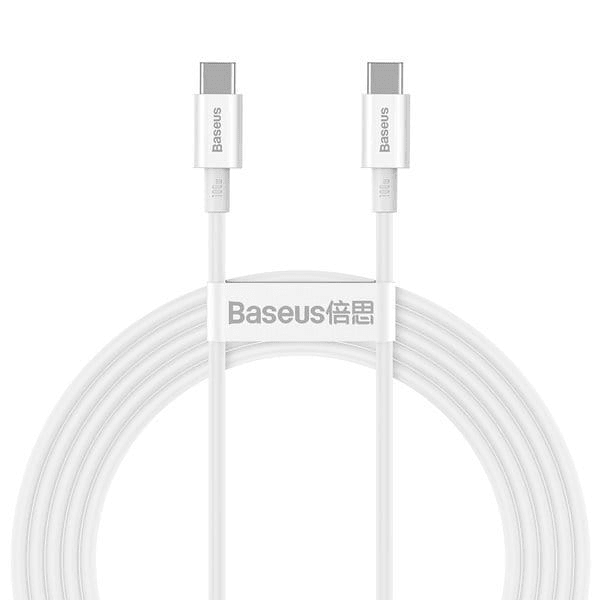 Baseus podatkovni kabel CATYS-C02 Superior QC Type C 100W 2m  - bel