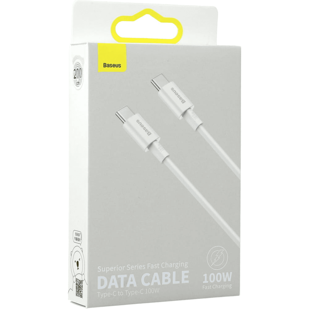 Baseus podatkovni kabel CATYS-C02 Superior QC Type C 100W 2m  - bel