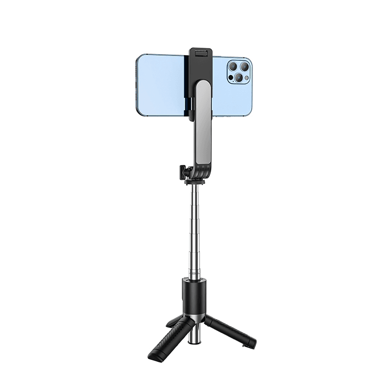 Borofone BY09 selfie tripod stojalo za snemanje in slikanje selfie posnetkov 75 cm - črn