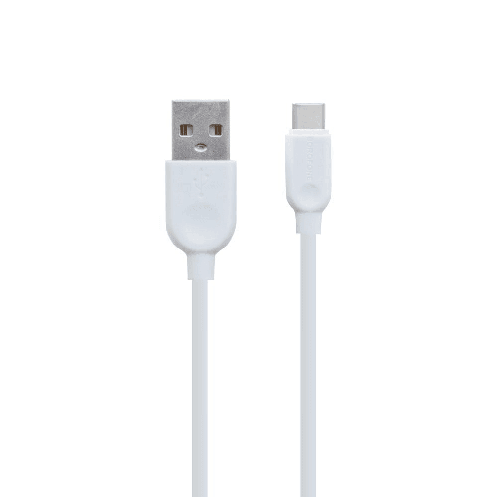 BOROFONE podatkovni kabel BX14 Type C na USB 1m 3A bel