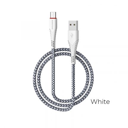 Borofone podatkovni kabel X25 Type C na USB 1m 3A bel pleten