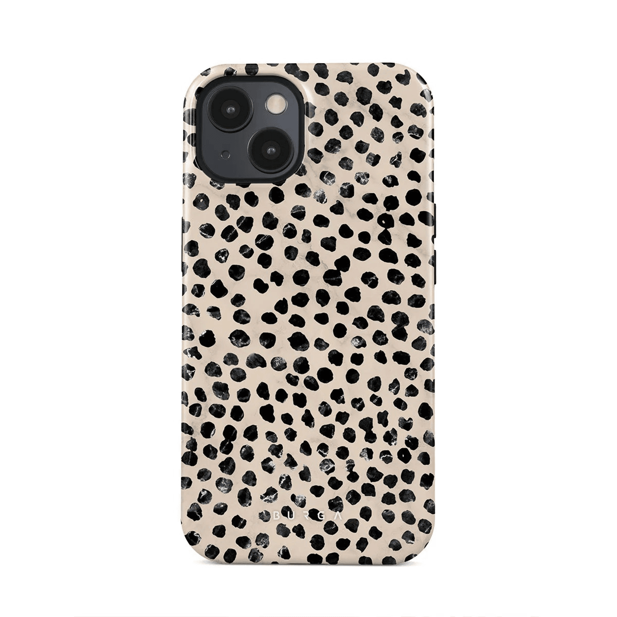 Silikonski ovitek Tough za iPhone 15 Plus - BURGA - Almond Latte