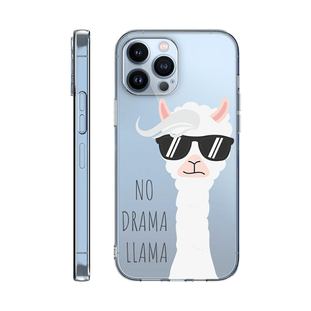 Clear Case No Drama LLama za iPhone 11 - prozoren