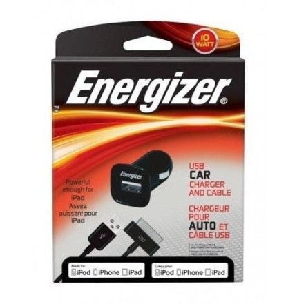 Energizer AVTOPOLNILEC 12/24V z USB kablom moč polnjenja 10W 2A