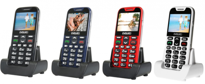 EVOLVEO Easyphone XD telefon za starejše - bel