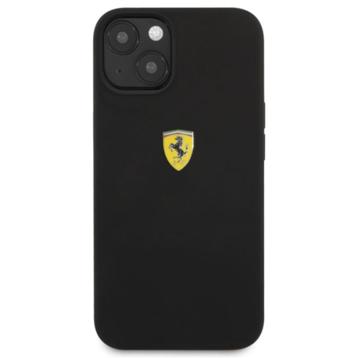 Ferrari silikonski ovitek Scuderia Ferrari FESSIHCP13SBK za iPhone 13 Mini - črn