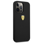 Ferrari silikonski ovitek Scuderia Ferrari FESSIHCP13XBK za iPhone 13 Pro - črn