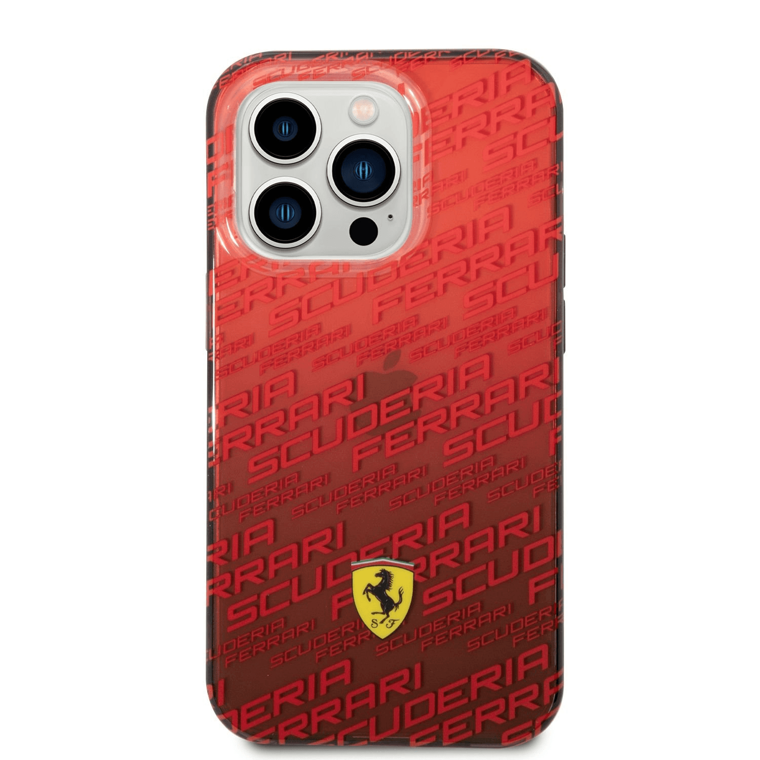 Ferrari silikonski ovitek Scuderia Ferrari FEHCP14LEAOR za iPhone 14 Pro - rdeč