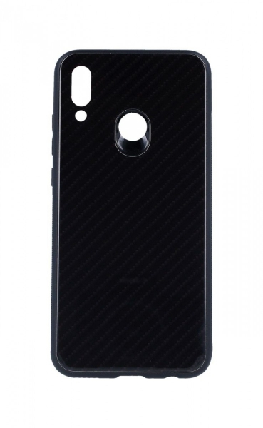 Glass silikonski ovitek za Samsung Galaxy S10 Plus G975 - carbon črn