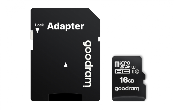 Goodram SPOMINSKA KARTICA 16GB micro SD 2v1 100MB/s