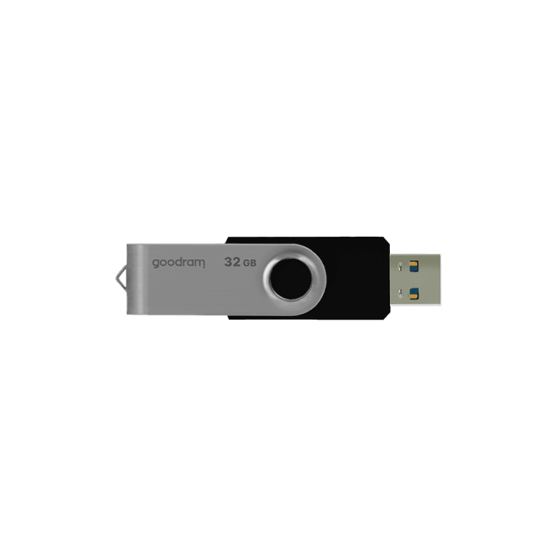 Goodram USB KLJUČ 32GB USB 3.2 gen 1 za shranjevanje podatkov črno srebrn