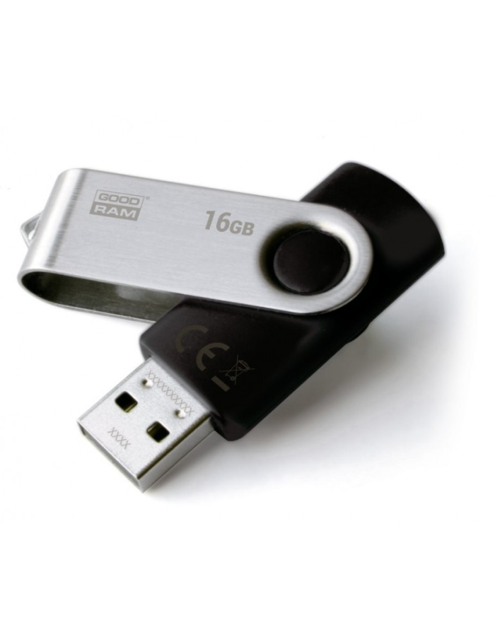 Goodram USB KLJUČ 16GB za shranjevanje podatkov črno srebrn