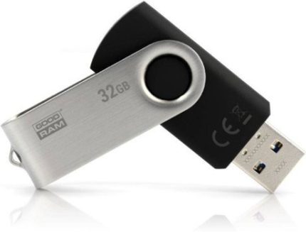 Goodram USB KLJUČ 32GB za shranjevanje podatkov črno srebrn