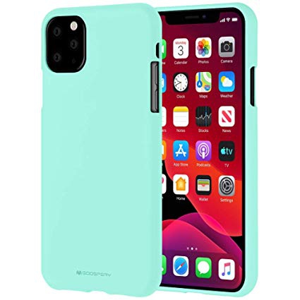 Goospery soft feeling silikonski ovitek za iPhone 11 Pro Max - mint