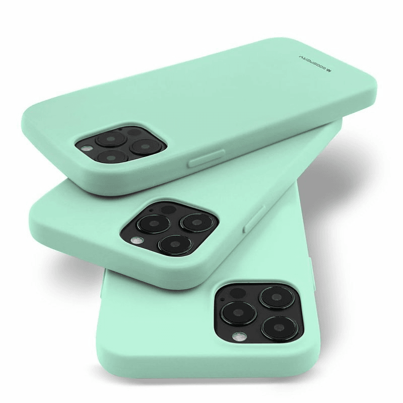 Goospery Soft Feeling silikonski ovitek za iPhone 14 Pro Max - mint