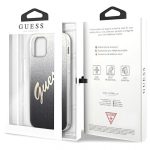 GUESS GUHCP12PCUGLSBK silikonski ovitek za iPhone 12 Pro Max - srebrno sive bleščice