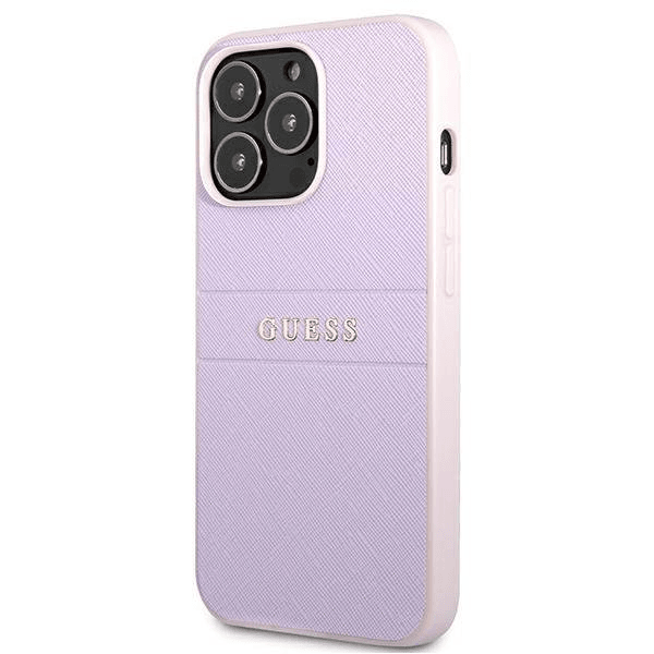 GUESS GUHCP13LPSASBPU ovitek za iPhone 13 Pro - lila