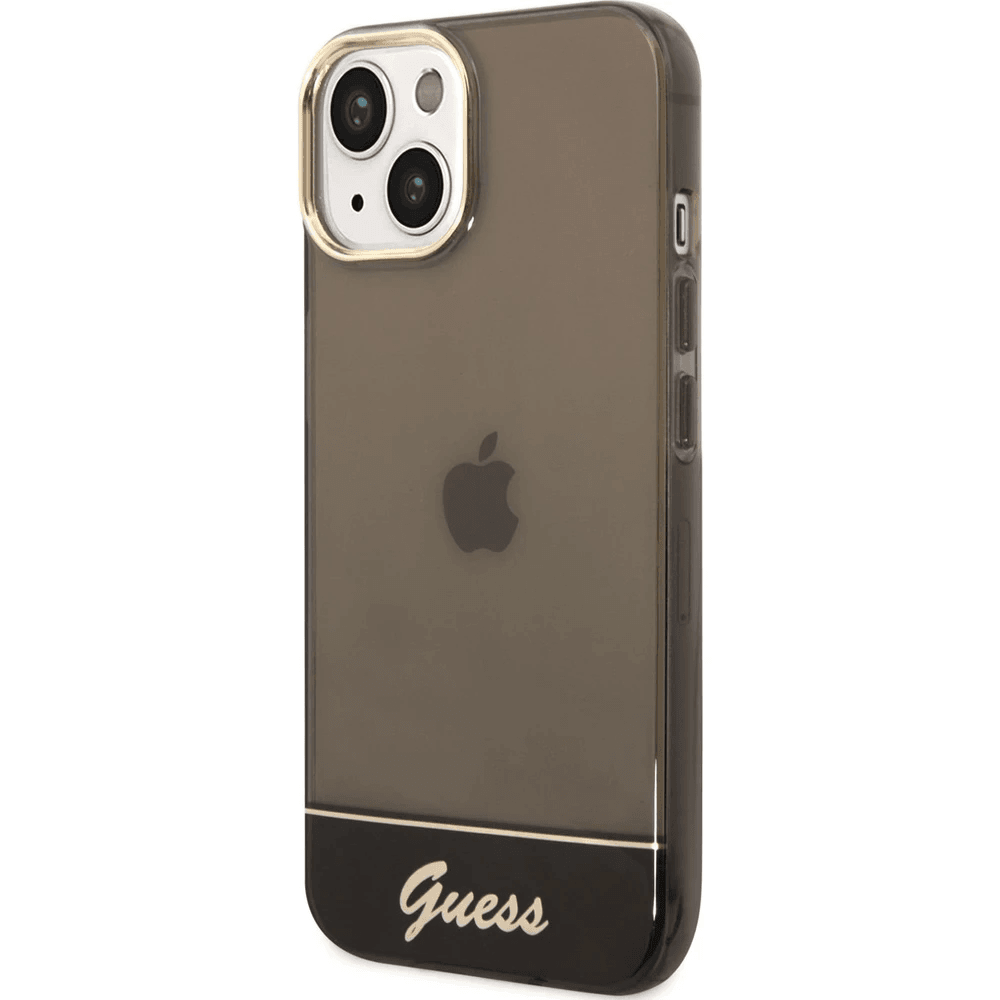 GUESS GUHCP14MHGCOK ovitek za iPhone 14 Plus - temno prozoren