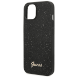 GUESS GUHCP14SHGGSHK ovitek za iPhone 14 6.1 - črn z bleščicami