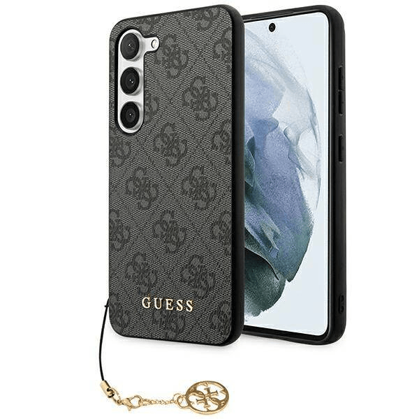 GUESS GUHCSA55GF4GGR ovitek za Samsung Galaxy A55 - siv z obeskom