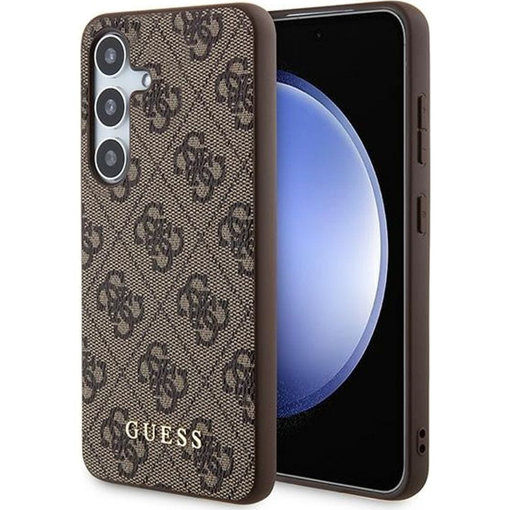 GUESS GUOHCSA55G4GFBR ovitek za Samsung Galaxy A55 - rjav