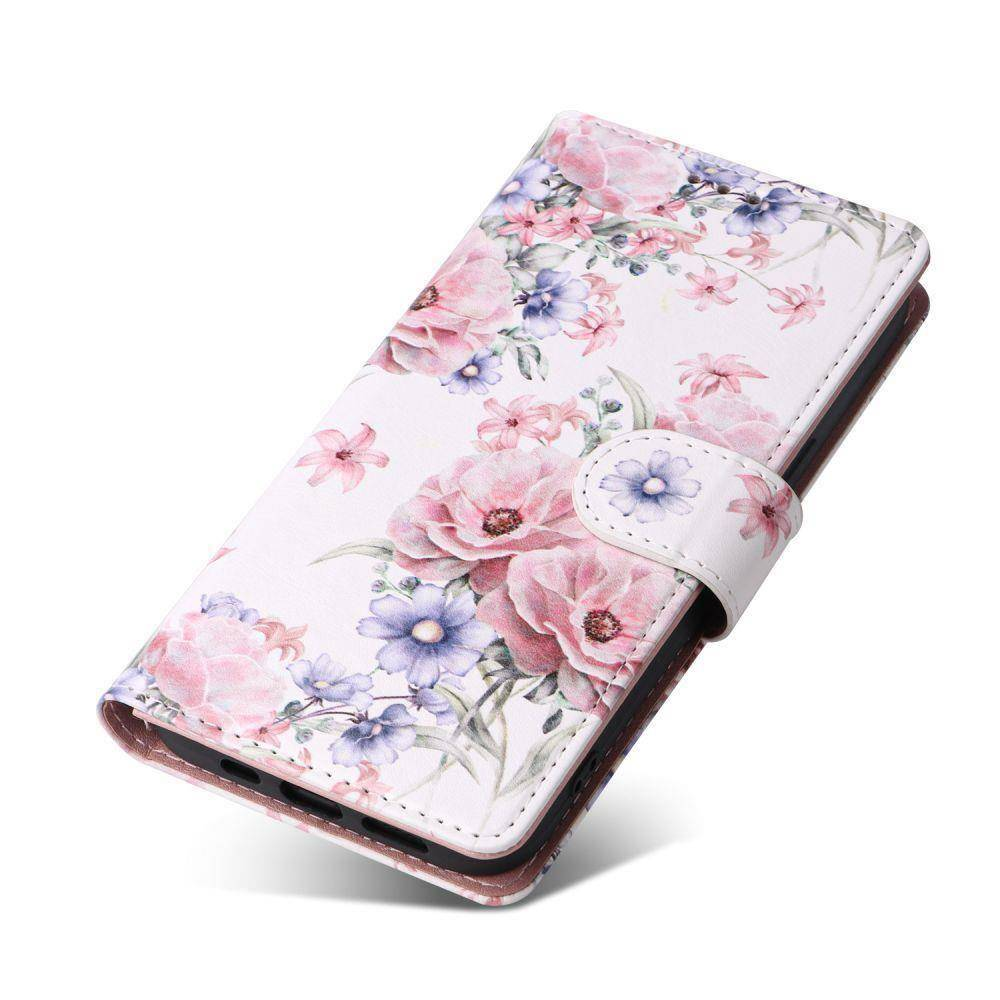 Havana preklopna torbica Wallet denarnica Fancy Diary Samsung Galaxy A53 - Flower bela