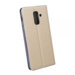 Havana Premium preklopna torbica Huawei P30 - zlata s srebrnim robom