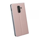 Havana Premium preklopna torbica Huawei P30 - roza s srebrnim robom