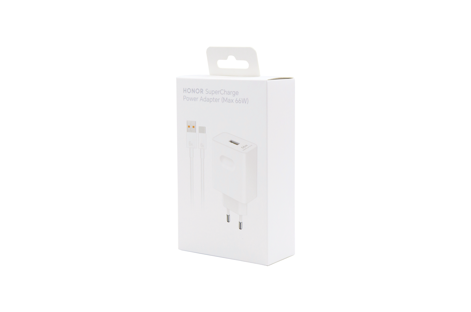 Honor hišni polnilec Super Charge Power Adapter 66W USB A s kablom Type C - Original - EU Blister