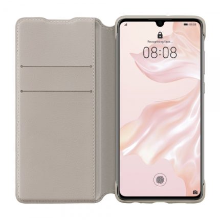 Huawei original preklopna torbica Wallet za Huawei P30 - kaki