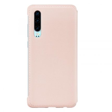 Huawei original preklopna torbica Wallet za Huawei P30 - roza