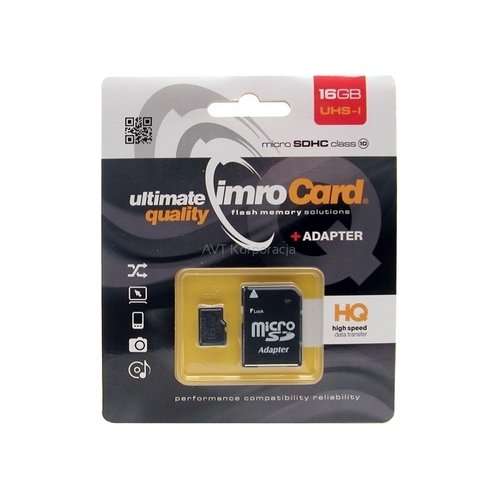 IMRO SPOMINSKA KARTICA 16GB HQ microSD class 10