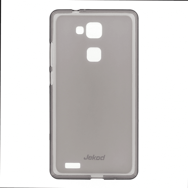 JEKOD silikonski ovitek Huawei Mate 7 prozorno črn TPU/TB + Zaščitna folija