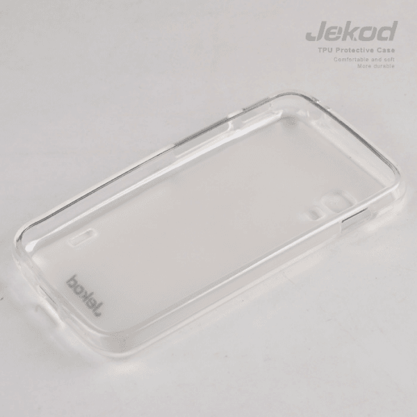 JEKOD silikonski ovitek LG Optimus L5 2 E460 prozoren TPU/T + Zaščitna folija