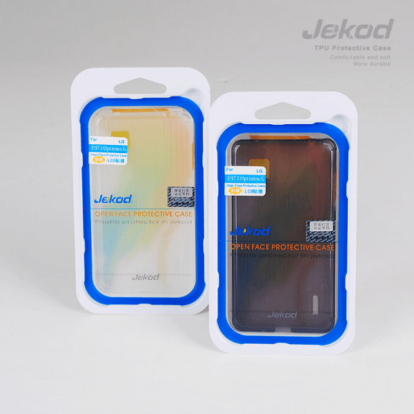 JEKOD silikonski ovitek LG Optimus G E973 prozoren TPU/T + Zaščitna folija