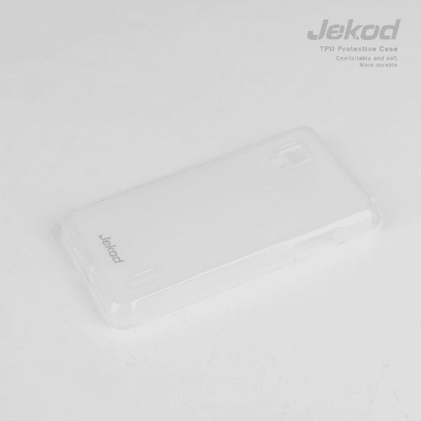 JEKOD silikonski ovitek LG Optimus G E973 prozoren TPU/T + Zaščitna folija