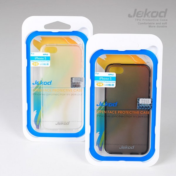 JEKOD silikonski ovitek Nokia Lumia 520 TPU/T prozoren + Zaščitna folija