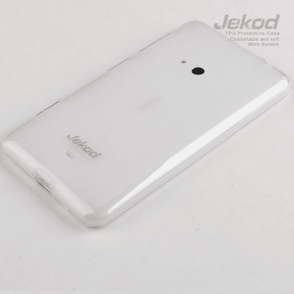 JEKOD silikonski ovitek Nokia Lumia 625 prozoren TPU/T + Zaščitna folija