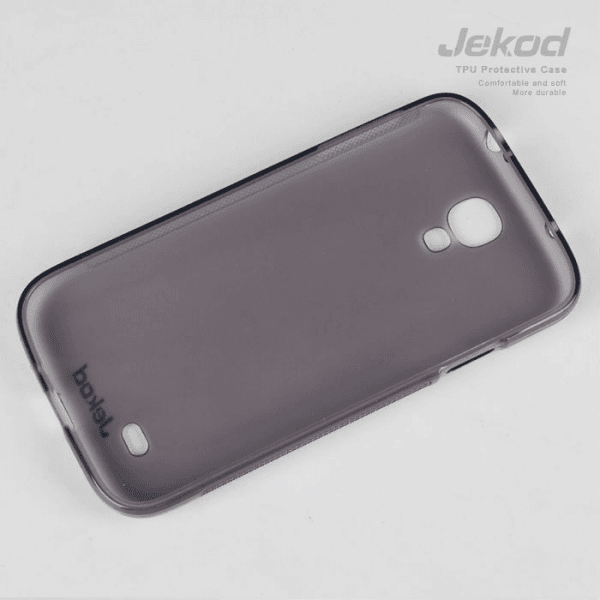 JEKOD silikonski ovitek Samsung Galaxy S4 ACTIVE i9295 prozorno črn TPU/TB + Zaščitna folija