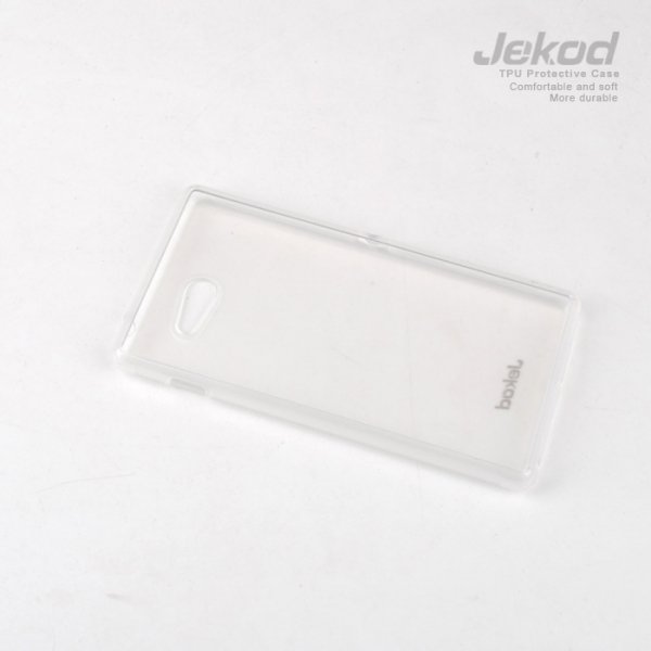 JEKOD silikonski ovitek Sony Xperia M2 prozoren D2303 TPU/T + Zaščitna folija