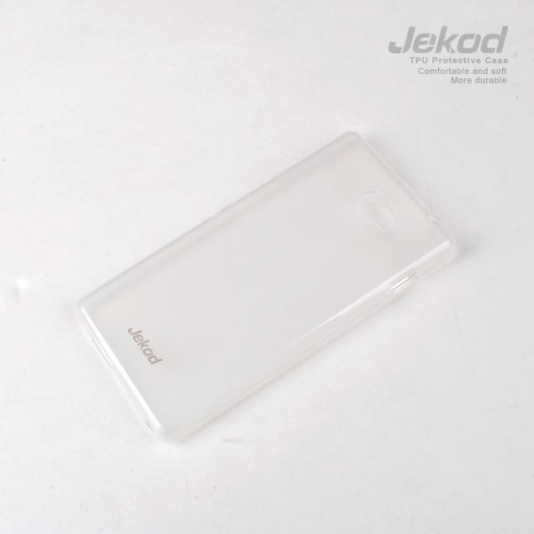 JEKOD silikonski ovitek Sony Xperia M2 prozoren D2303 TPU/T + Zaščitna folija