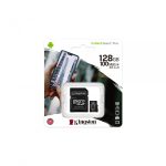 Kingston SPOMINSKA KARTICA 128 GB micro SD (2v1 MICRO-SDHC ) 100 MB / s