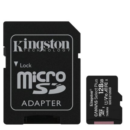 Kingston SPOMINSKA KARTICA 128 GB micro SD (2v1 MICRO-SDHC ) 100 MB / s